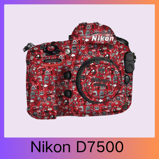 Corpo da Nikon D7500  - Pele câmera, adesivo câmera - com alta resistência a arranhões, à prova d'água e com design elegante.